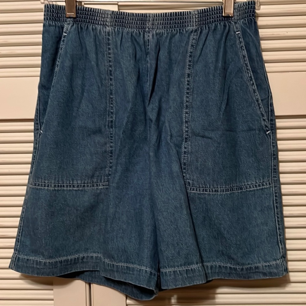 JONES NEW YORK Sport Petite Denim Cargo Shorts